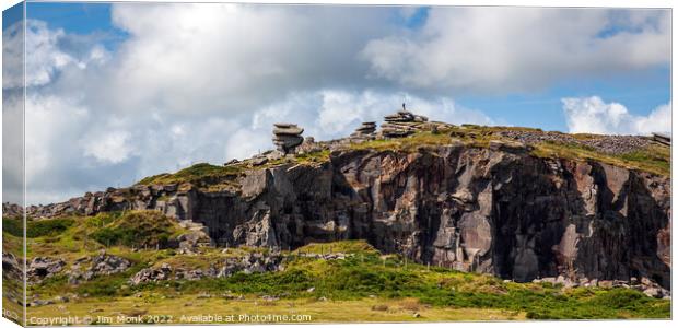 Stowe's Hill, Bodmin Moor Canvas Print by Jim Monk