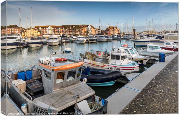 Weymouth Harbour Canvas Print by Jim Monk