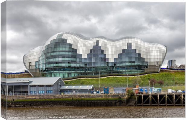 The Sage, Gateshead Canvas Print by Jim Monk