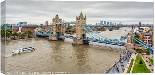 Tower Bridge London Canvas Print by Jim Monk