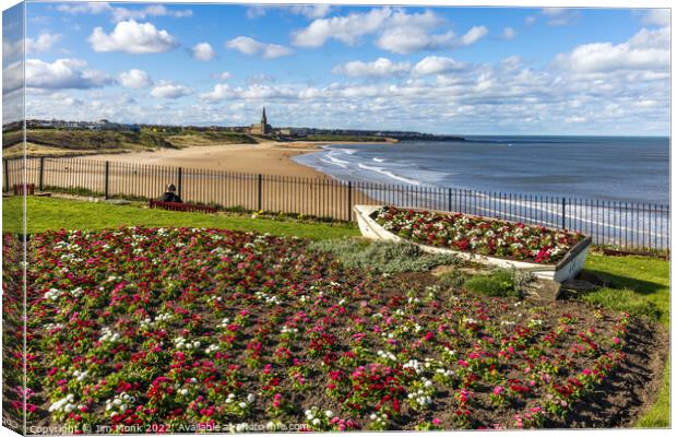 Sharpness Point View, Tynemouth Canvas Print by Jim Monk