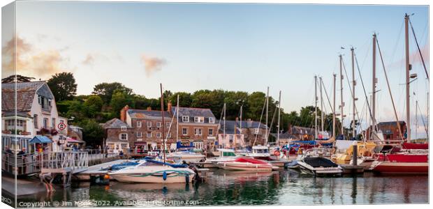 Padstow Harbour, Cornwall. Canvas Print by Jim Monk