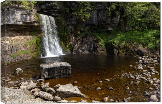 Thornton Force, Yorkshire Dales Canvas Print by Jim Monk