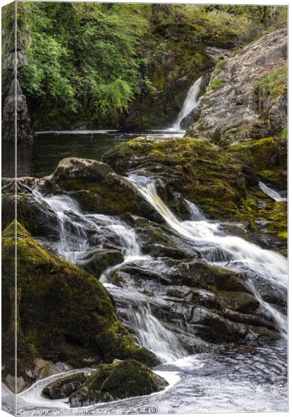 Beezley Falls Canvas Print by Jim Monk