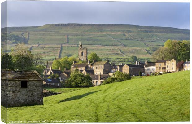 Hawes, Yorkshire Dales Canvas Print by Jim Monk