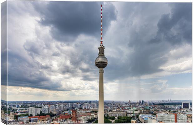 TV Tower Berlin Canvas Print by Jim Monk
