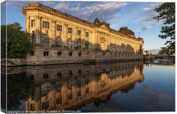 Bode Museum Reflections Canvas Print by Jim Monk