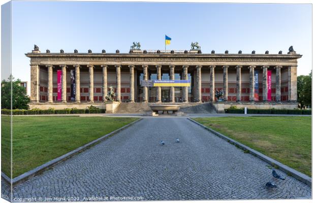 Altes Museum, Berlin Canvas Print by Jim Monk