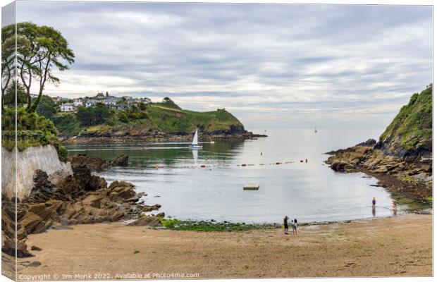 Readymoney Cove Beach Canvas Print by Jim Monk