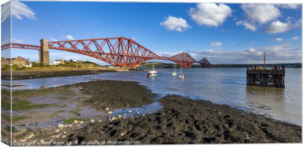 North Queensferry Harbour Canvas Print by Jim Monk
