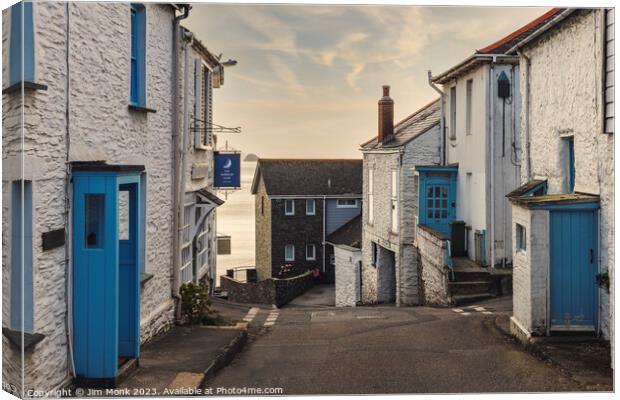  Portscatho View, Cornwall Canvas Print by Jim Monk