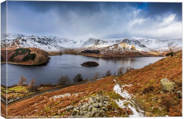 Haweswater Reservoir Canvas Print by Jim Monk