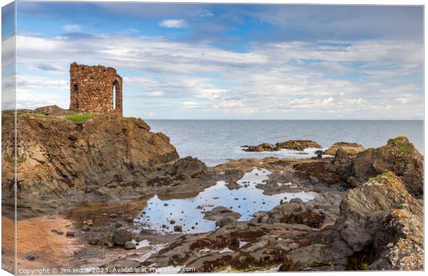 Lady's Tower, Fife Canvas Print by Jim Monk