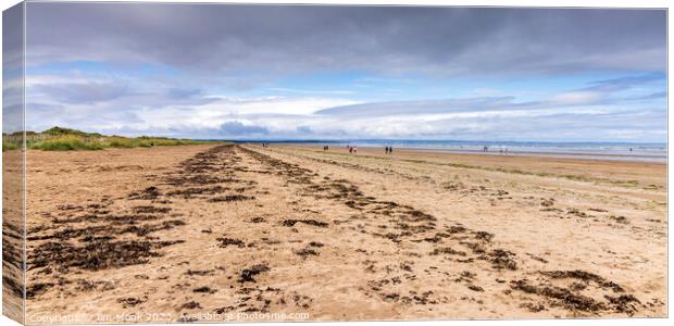 West Sands Beach, St Andrews Canvas Print by Jim Monk