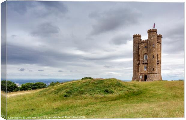 Broadway Tower Canvas Print by Jim Monk