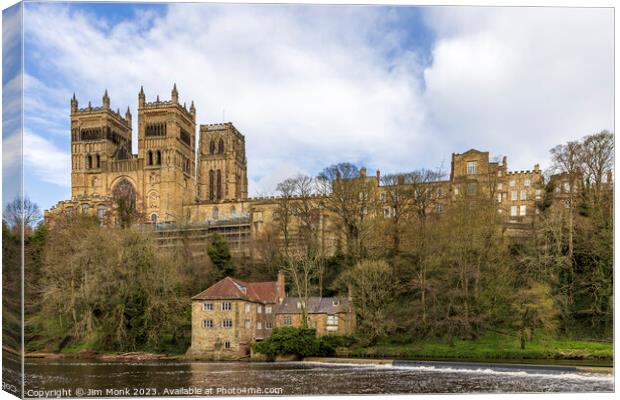 Durham Cathedral: A Breathtaking View Canvas Print by Jim Monk
