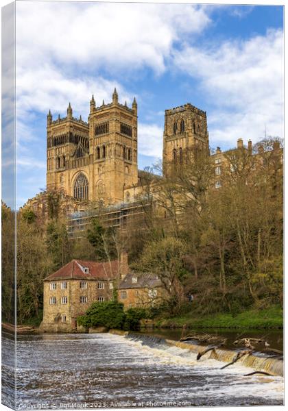 Iconic Durham Cathedral Canvas Print by Jim Monk