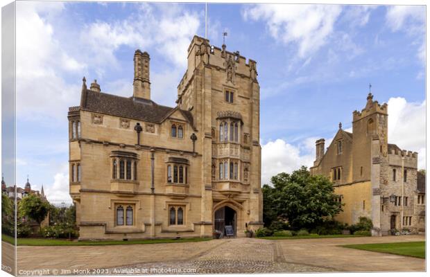 Magdalen College, Oxford  Canvas Print by Jim Monk