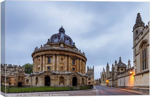 Radcliffe Camera Oxford Canvas Print by Jim Monk