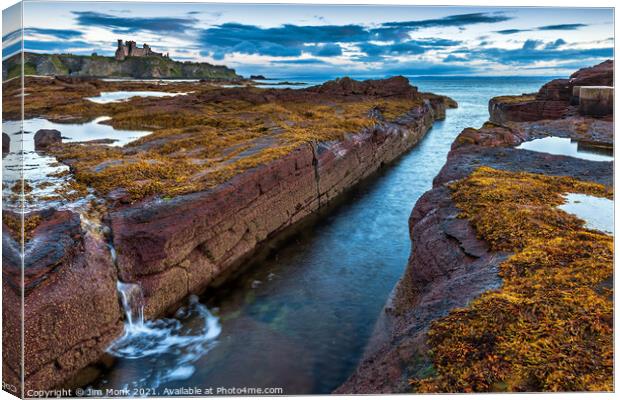 Seacliff Harbour Canvas Print by Jim Monk