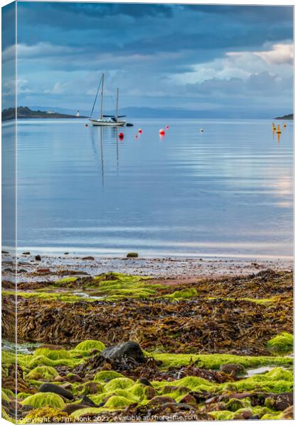 Lamlash Bay Canvas Print by Jim Monk