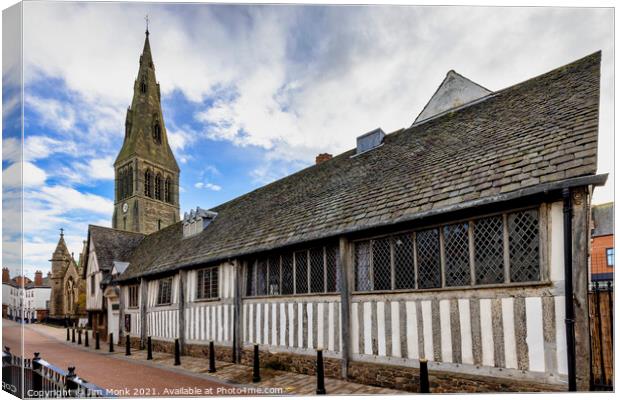  Leicester Guildhall Canvas Print by Jim Monk