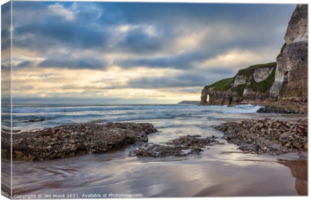 Whiterocks Beach, Portrush Canvas Print by Jim Monk