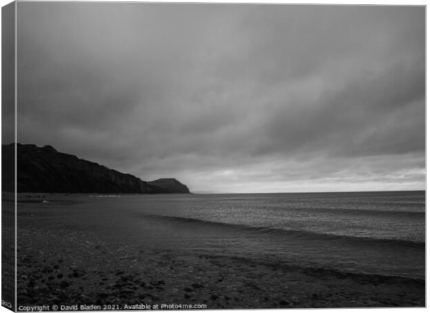 Gloomy tides Canvas Print by David Bladen