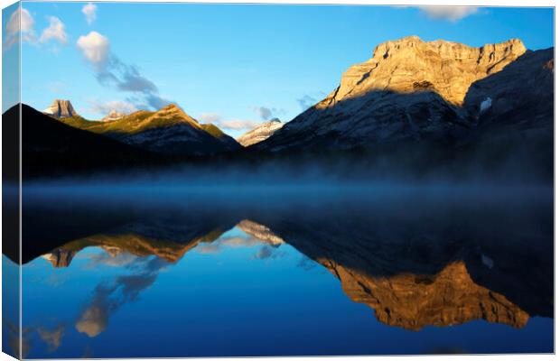 Wedge Pond, Kananaskis Country, Alberta, Canada Canvas Print by Geraint Tellem ARPS