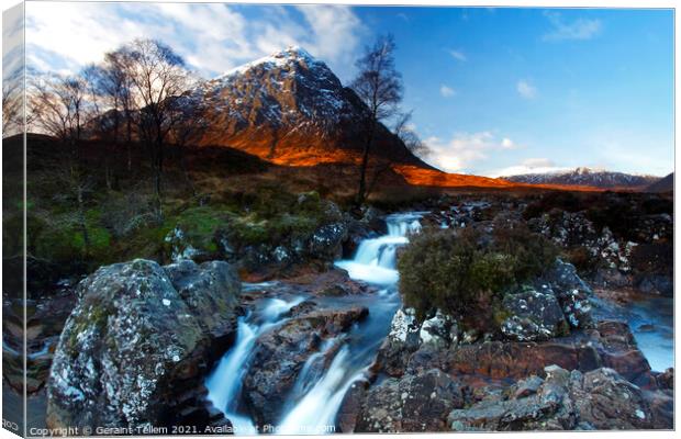 Buachaille Etive Mor, Rannoch Moor, Scotland Canvas Print by Geraint Tellem ARPS