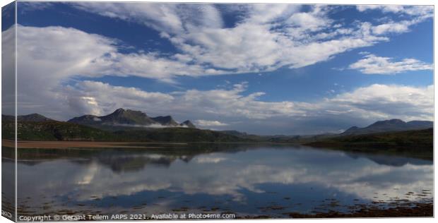 Kyle of Tongue and Ben Loyal, Tongue, Sutherland Canvas Print by Geraint Tellem ARPS