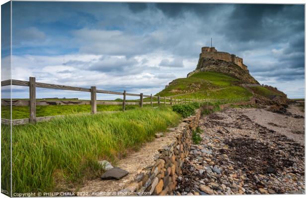 Holy island Northumberland  731 Canvas Print by PHILIP CHALK