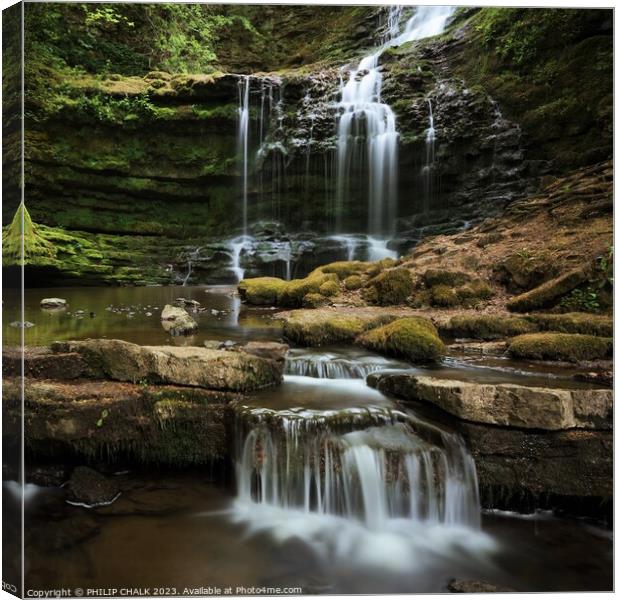 Magical falls 896 Canvas Print by PHILIP CHALK