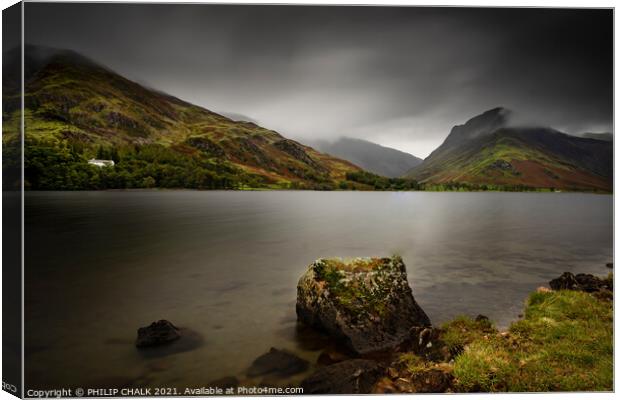 Atmospheric Buttermere in the lake district 111 Canvas Print by PHILIP CHALK