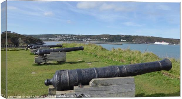  Fishguard Fort Canvas Print by Mark Chesters