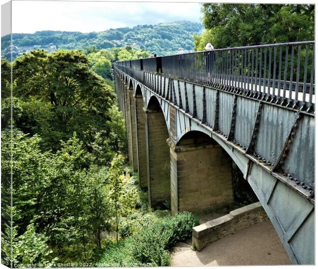 Pontcysyllte Aqueduct, Llangollen Canvas Print by Mark Chesters