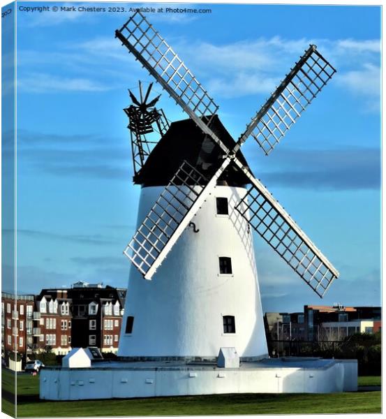 Lytham St Annes windmill 2 Canvas Print by Mark Chesters