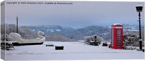 Nostalgic Winter Wonderland Canvas Print by Mark Chesters