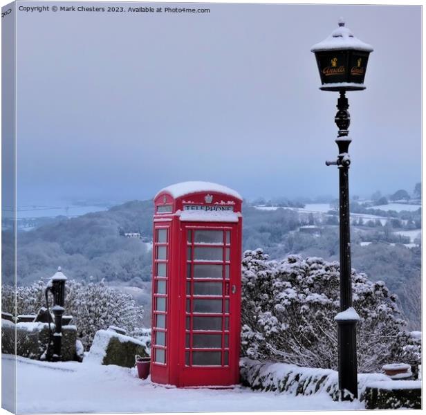 Enchanting Winter Wonderland Canvas Print by Mark Chesters