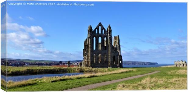 Whitby Abbey Canvas Print by Mark Chesters