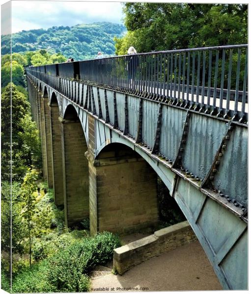 Aweinspiring Pontcysyllte Aqueduct, Llangollen Canvas Print by Mark Chesters