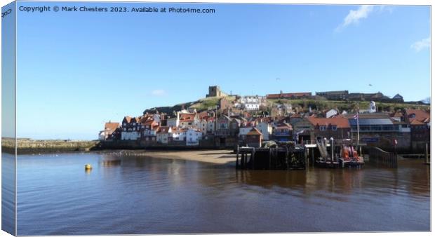 Whitby Canvas Print by Mark Chesters
