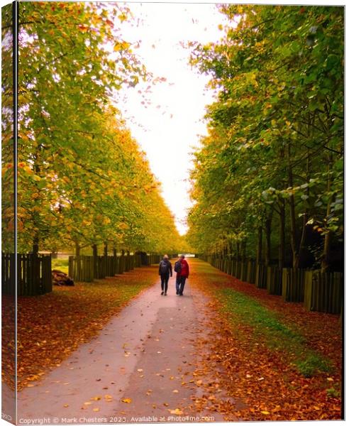 A Romantic Stroll Canvas Print by Mark Chesters