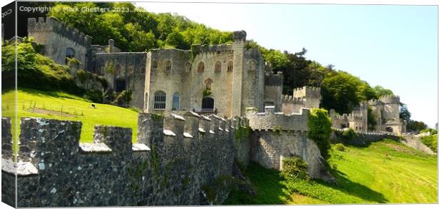 Gwrych Castle  Canvas Print by Mark Chesters