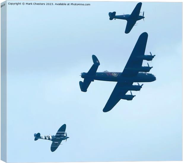 Blackpool BBMF Aug 2023 Canvas Print by Mark Chesters