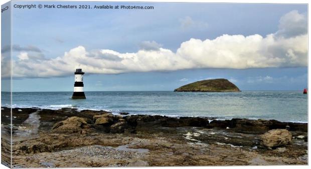 Penmon point Canvas Print by Mark Chesters