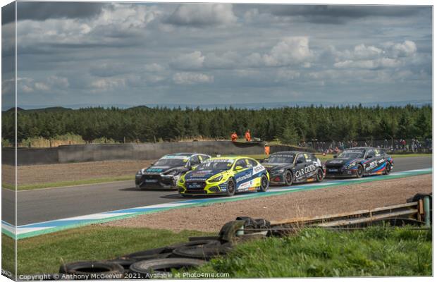 British touring car championship 2021 Canvas Print by Anthony McGeever