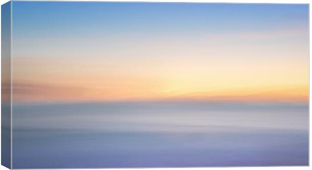 Abstract Pastel Sunrise  Canvas Print by Anthony McGeever