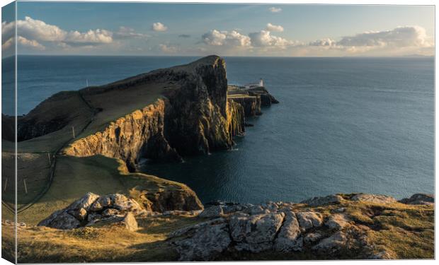 Neist Point Lighthouse  Canvas Print by Anthony McGeever