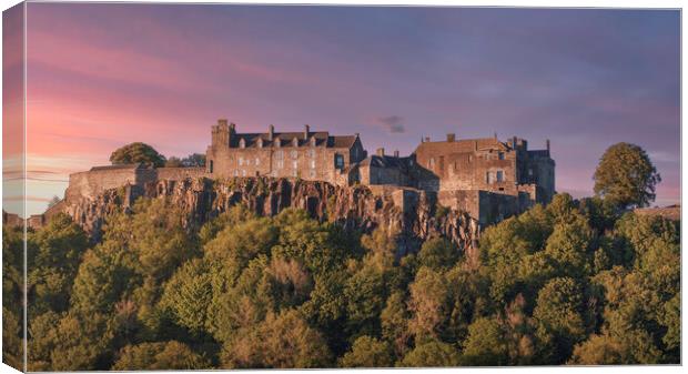 Stirling Castle sunset Canvas Print by Anthony McGeever